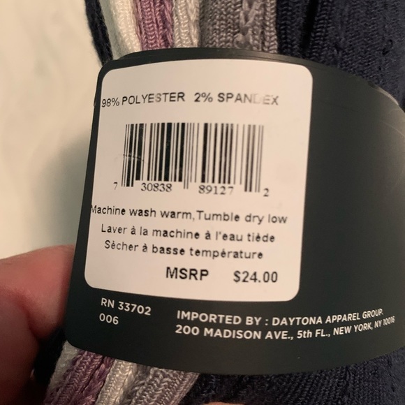 3 for $30 Jones Nee York 5 Ankle Socks Women’s Sz 4-10 - Picture 8 of 9